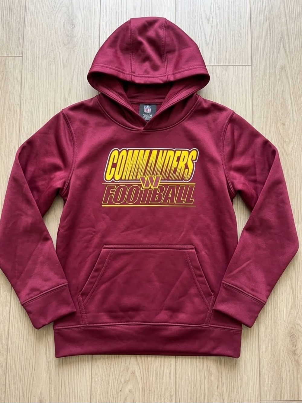 Washington Commanders pullover hooded sweatshirt kids youth size 8 new NFL
